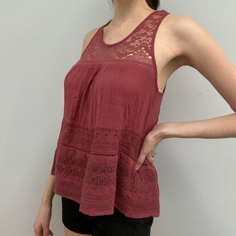 American Eagle Dusty Rose Blouse